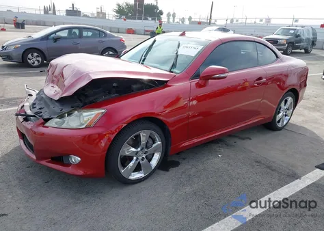 2010 Lexus Is 350C из США, поврежденный, VIN JTHFE2C24A2502406